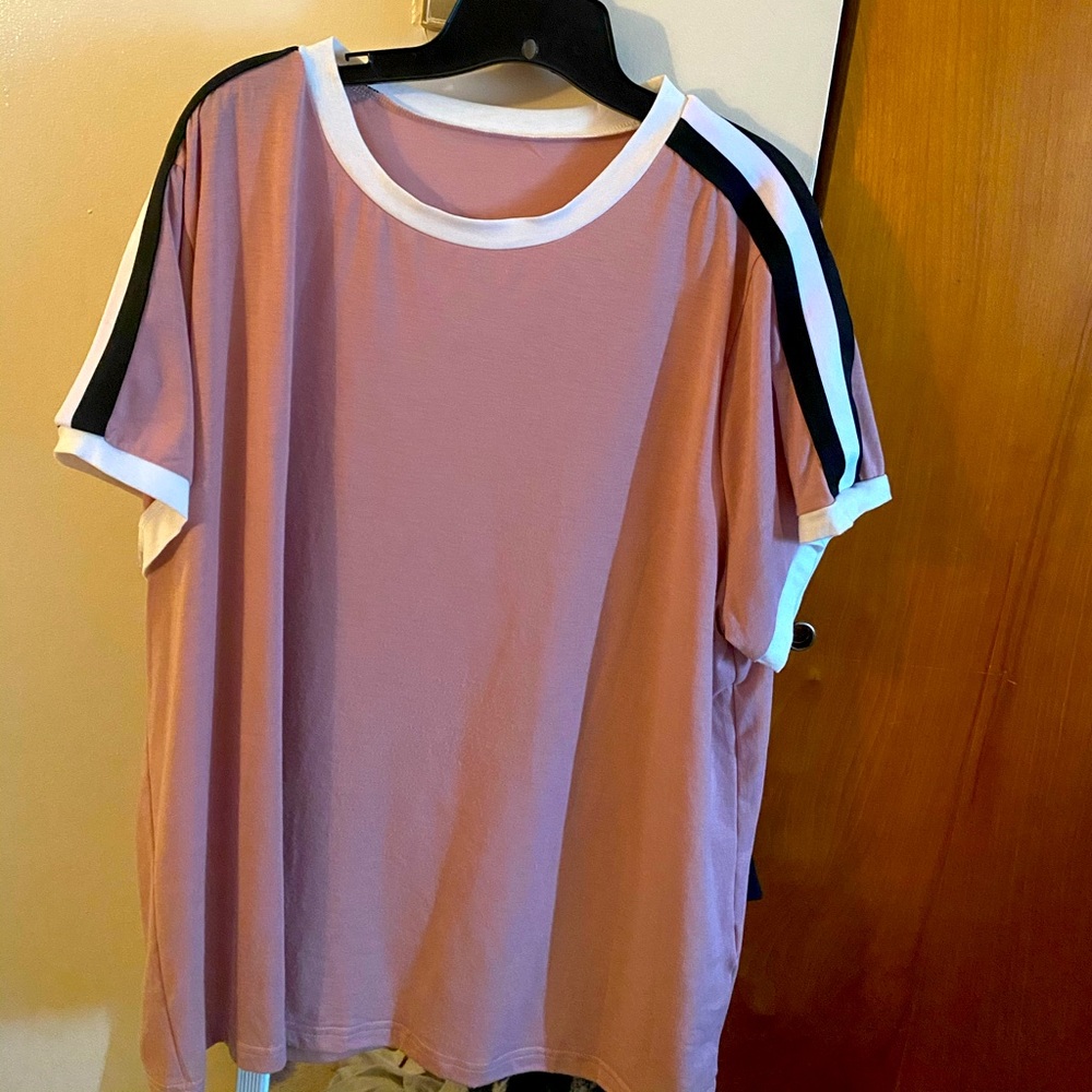 Women’s jersey stripe tee